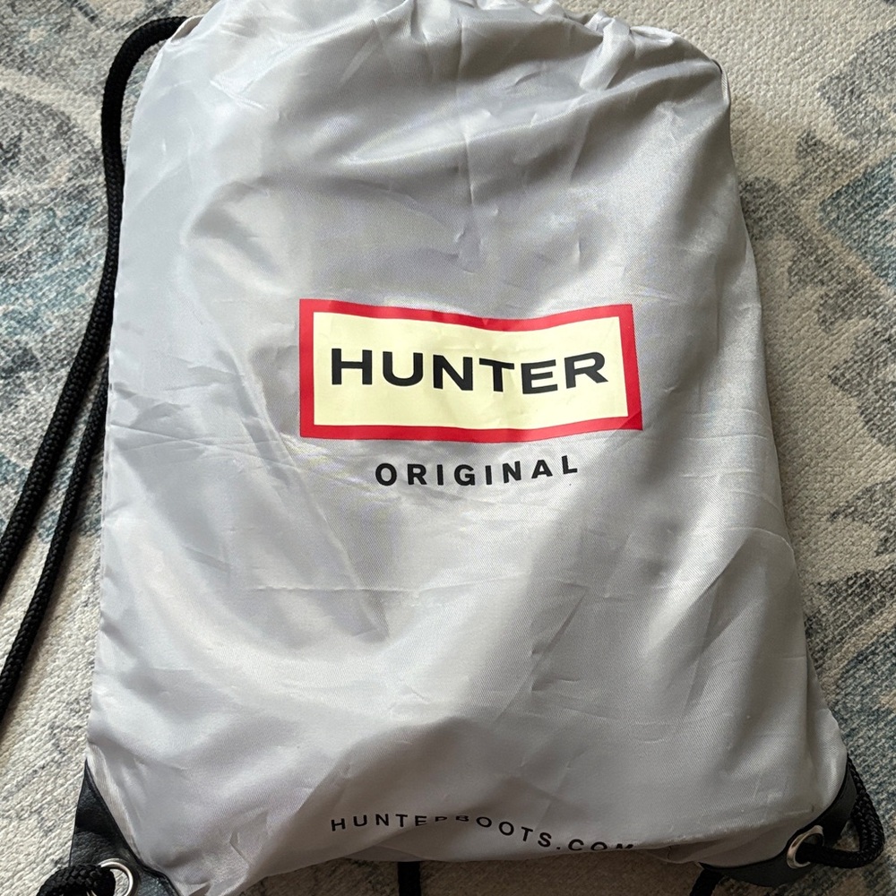 Hunter Original black grey boots